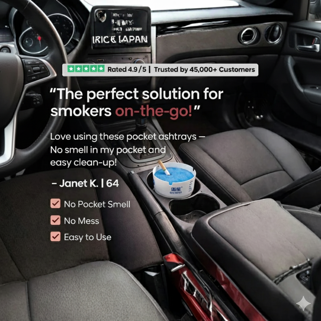 Disposable Pocket Ashtray